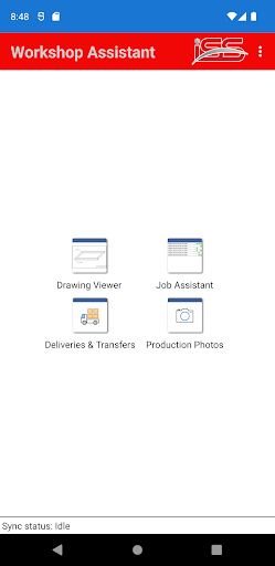 Android application ISS Workshop Assistant screenshort