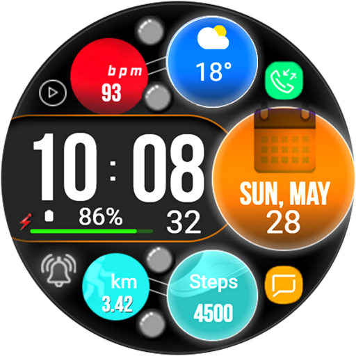 FS W234 Watch face logo