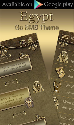 Pharaoh Go Launcher theme Screen 3
