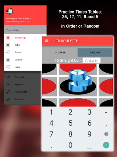 Android application Learning To Deal Roulette LTD screenshort