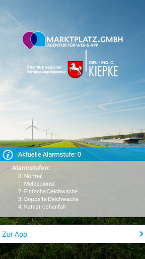 Android application DeichApp Artlenburg screenshort
