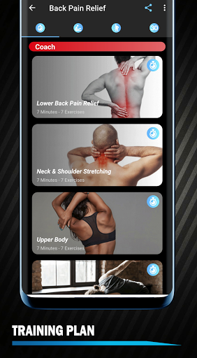 Back pain relief exercises PRO Screen 2