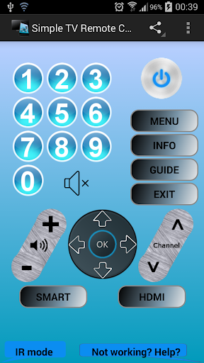 Simple TV Remote Control screenshot 2