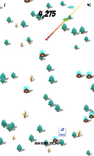 Android application Downhill Slalom Mountain Run screenshort