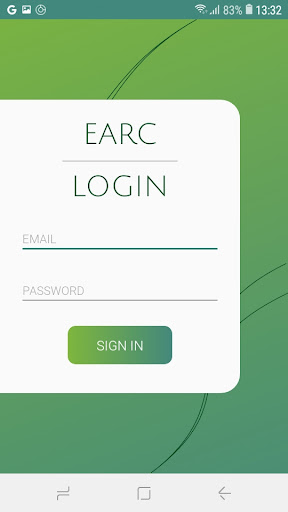 Android application EARC screenshort
