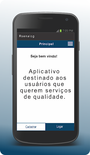 Android application Rsenalog - Cliente screenshort
