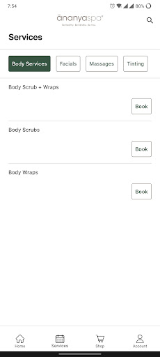 Ananya Spa Screen 2