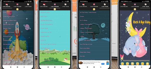 Android application kids song screenshort