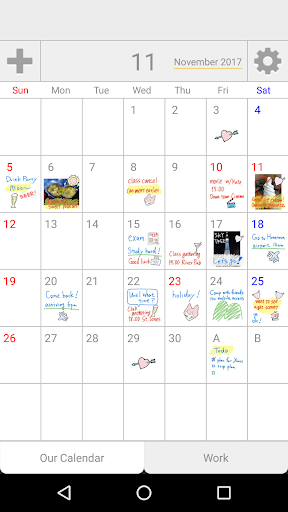 Android application Palu - Handwriting Calendar - screenshort