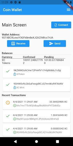 Coin Wallet Screen 2
