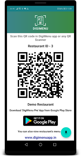 DigiMenu Pro Screen 3