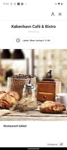 Android application København Cafe & Bistro screenshort