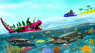 Robot Game Transform Crocodile - Screenshot 2