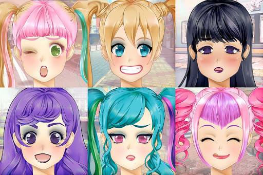 Anime Girl Avatar And Dress Up Screen 2