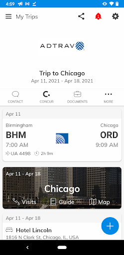 Android application ADTRAV screenshort