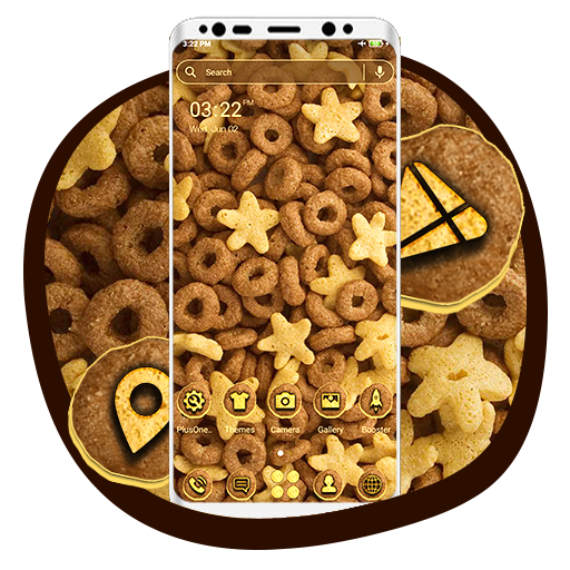 Chocolate Stars Cereal Theme logo
