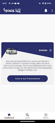 Irpinia Car Sharing Screen 2