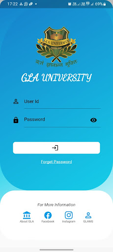 Android application GLA University - Mathura screenshort