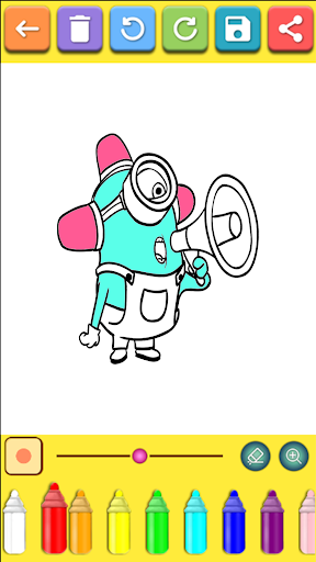 Minnionnes Coloring Book Screen 3