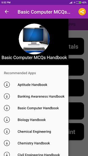 Basic Computer Handbook Screen 3
