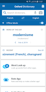 Download Oxford French Dictionary MOD APK Hack (Premium VIP Unlocked Pro) Android 3