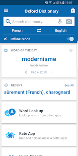 Oxford French Dictionary Screenshot