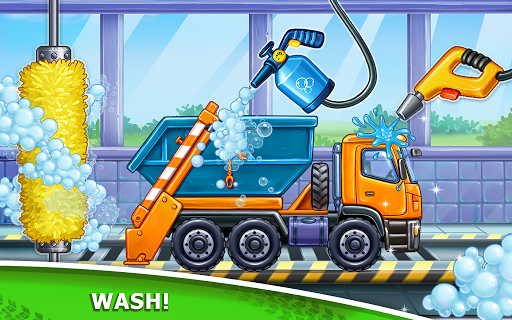 Truck games for kids - build a house, car wash 6.2.0 screenshots 2