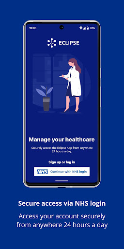 Android application Eclipse Health App screenshort