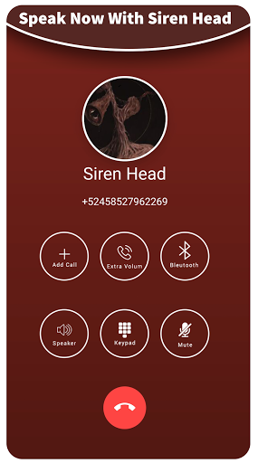 fake call chat with Siren Head Screen 2