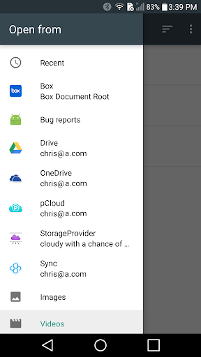 Android application Simple Storage Viewer screenshort