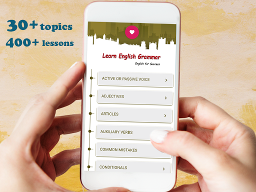 Android application Learn English Grammar screenshort
