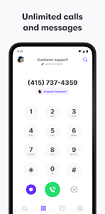 OpenPhone: Second Phone Number Screenshot