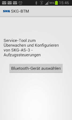 Android application SKG-AS3 Aufzugssteuerung screenshort