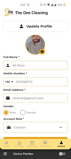 One Facilities Admin Screen 2