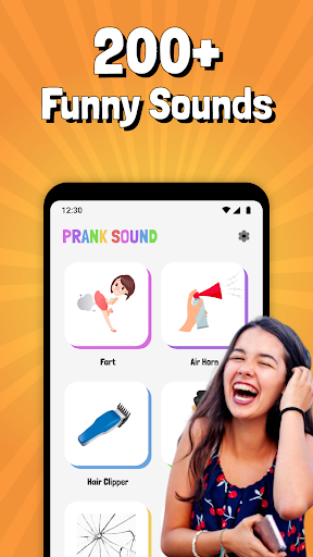 Android application Prank Sounds, Air Horn & Fart screenshort