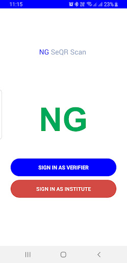 Android application NG SeQR Scan screenshort