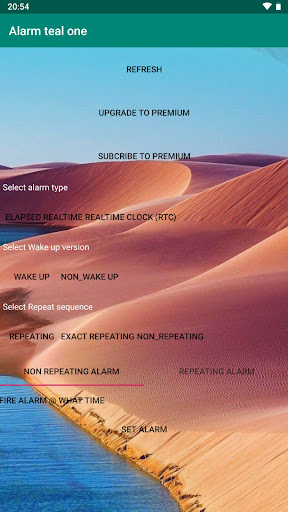 Alarm teal one Screen 3