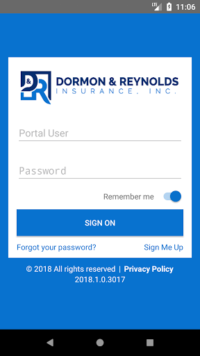 Android application Dormon & Reynolds Online screenshort