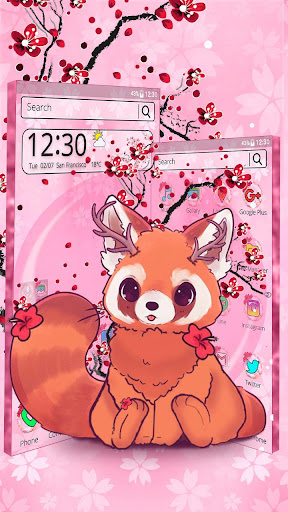 Download Pink, Cute, Fox Themes Live Wallpapers Free for Android - Pink,  Cute, Fox Themes Live Wallpapers APK Download 
