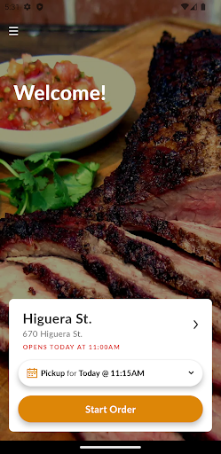 Android application Old Slo BBQ screenshort