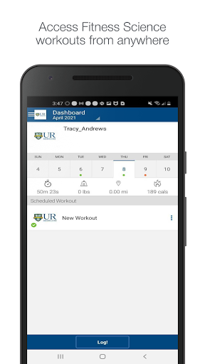 Android application Fitness Science screenshort