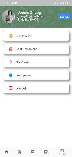 Heron Customer App Screen 2