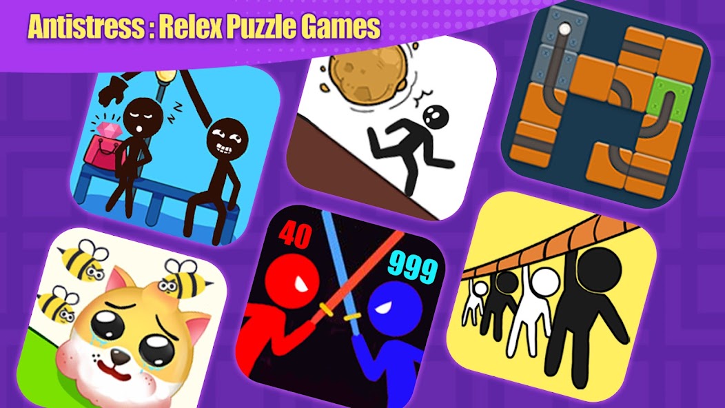 Antistress: Relax Puzzle games 1.0.15 APK + Мод (Unlimited money) за Android