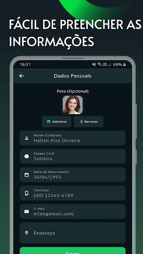 Currículo - Currículo em PDF Screen 3