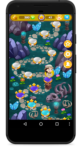 Android application Gems Mania 2024 - Jewels Game screenshort