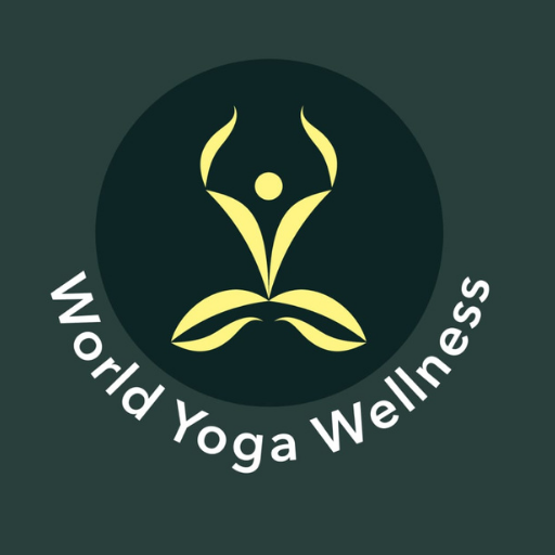 World yoga wellness logo