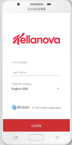 Android application Kellanova Ethics Line screenshort