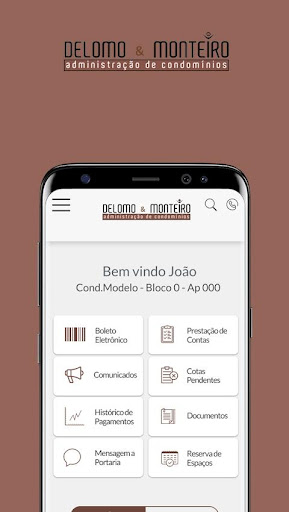 Android application Delomo e Monteiro screenshort