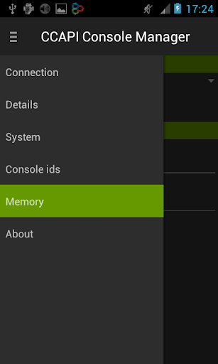 CCAPI Console Manager for PS3 Screen 2