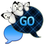GO SMS - Dark Sky Butterfly icon